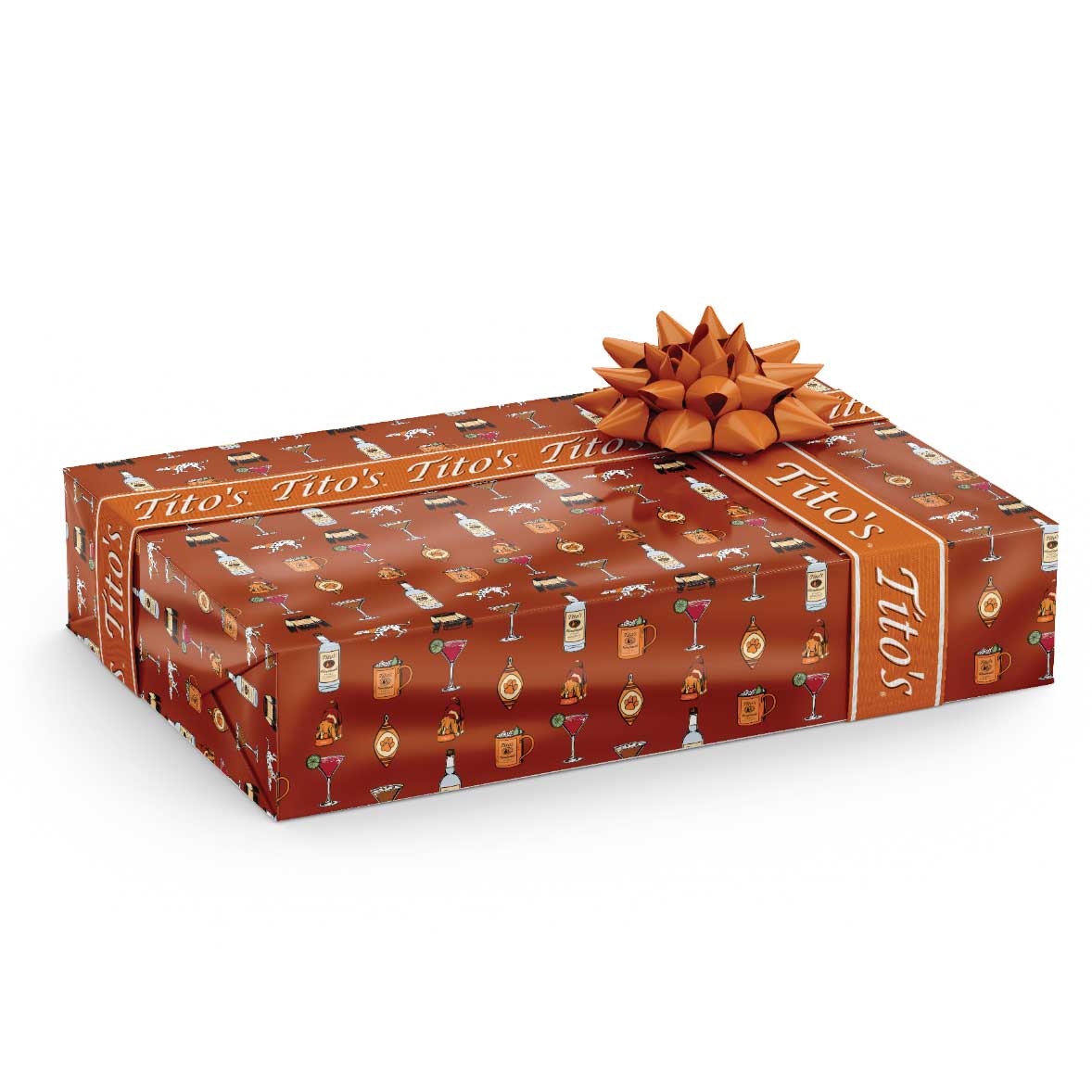 Tito's Home for the Holidays Wrapping Paper – Tito's Handmade Vodka