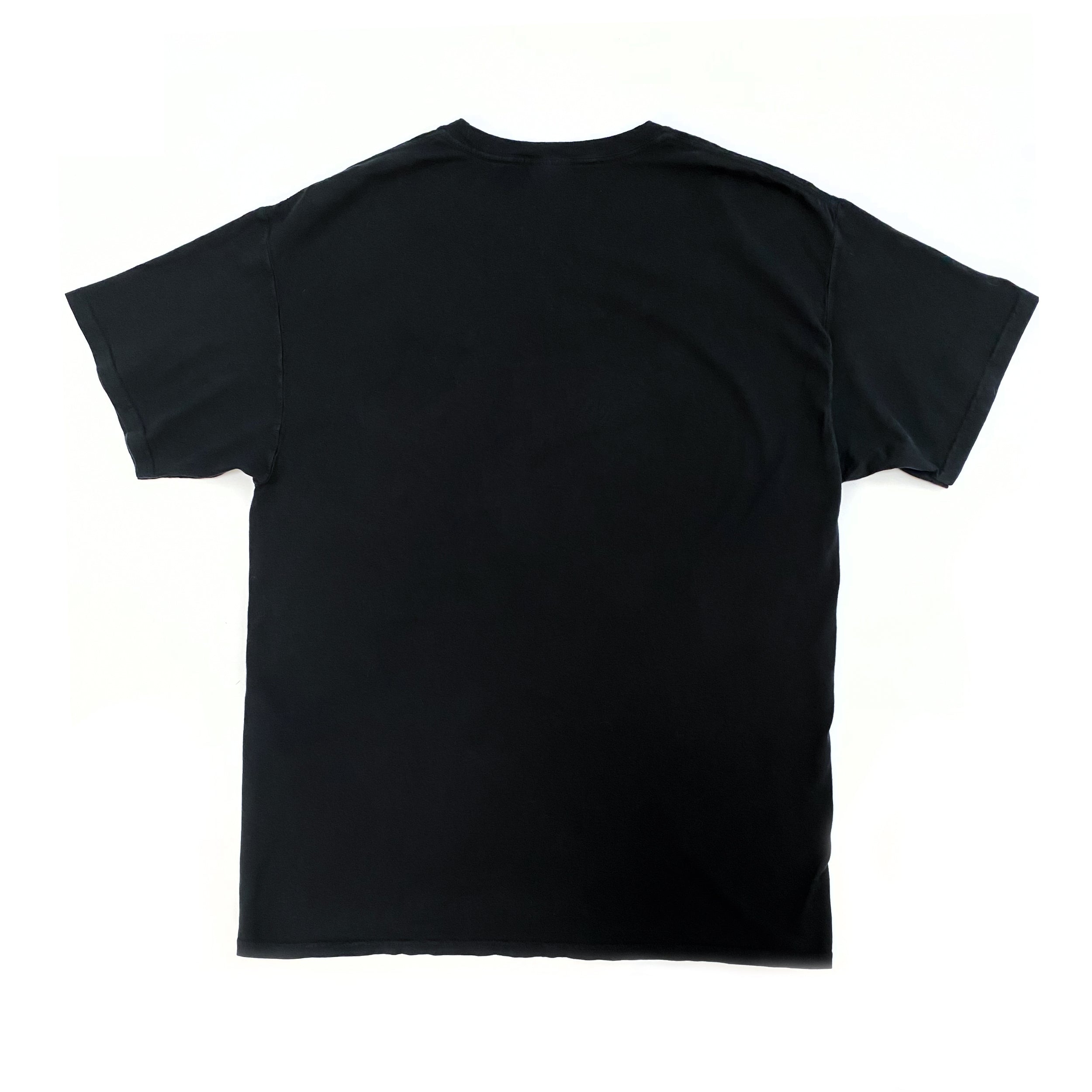 black t shirt front