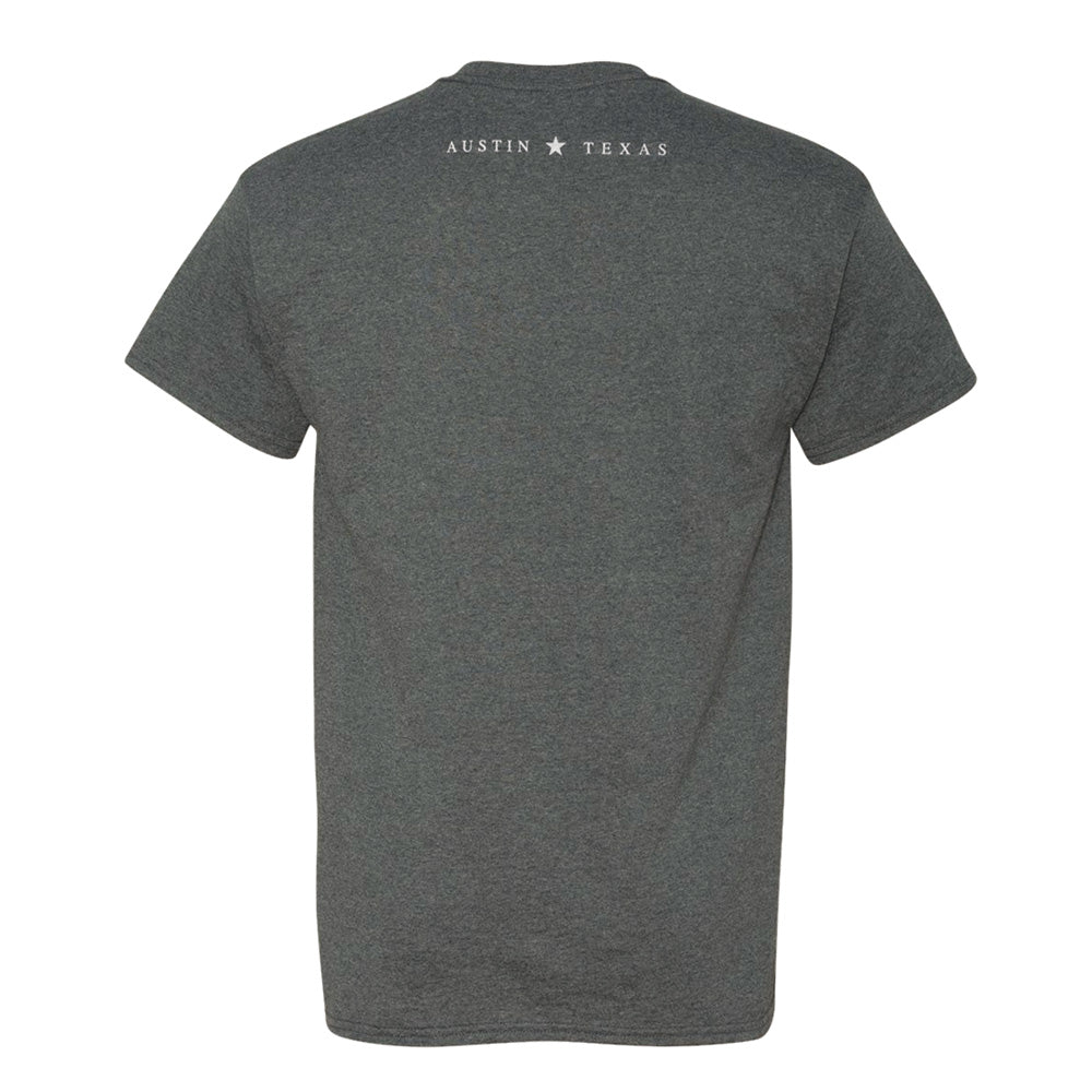 Handmade | Astros Love Short Sleeve Tee Shirt in Heather Grey S