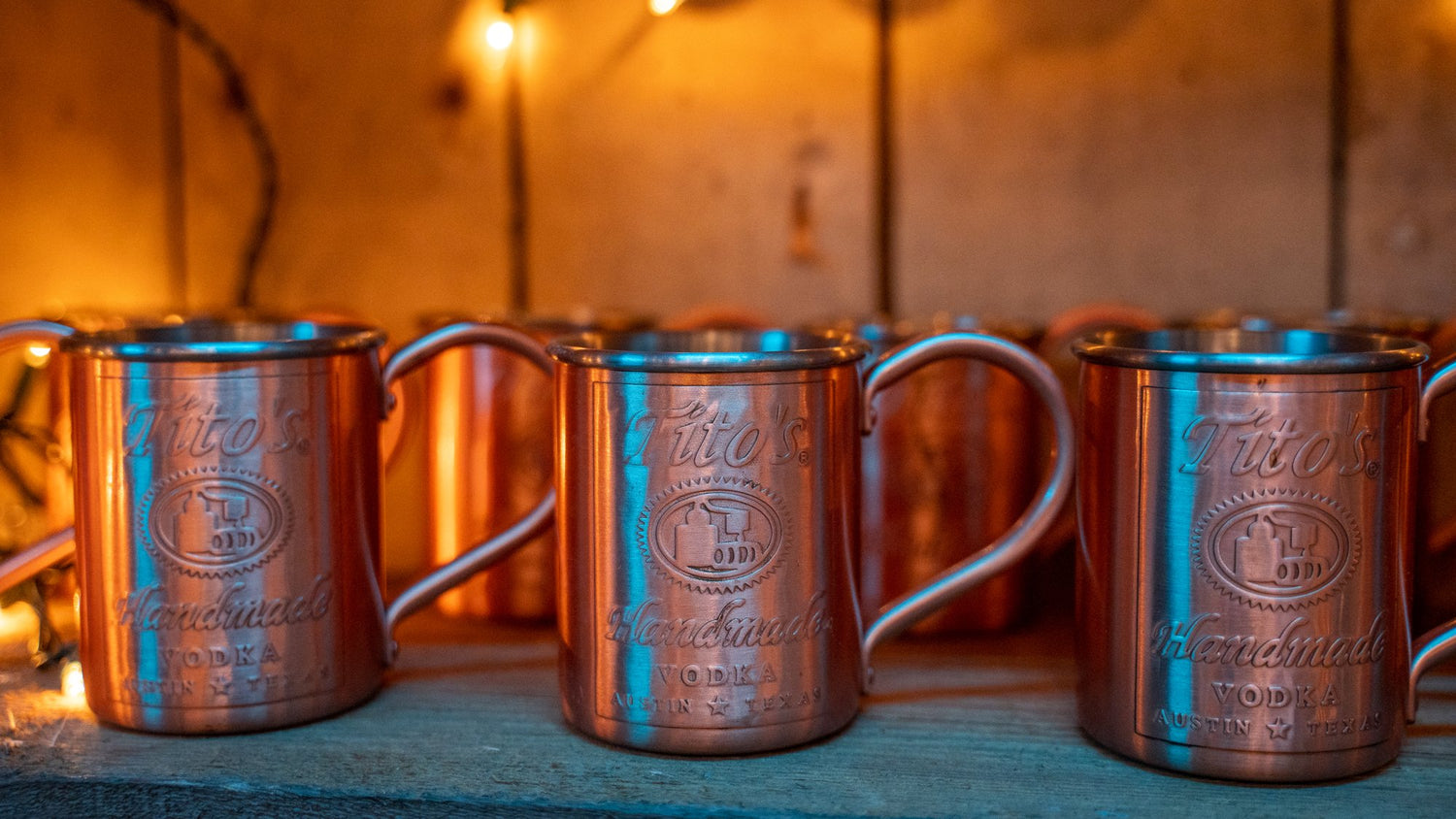 Tito's Copper Mugs