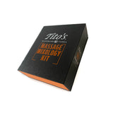 Front of Tito's Massage Mixology premium packaging box