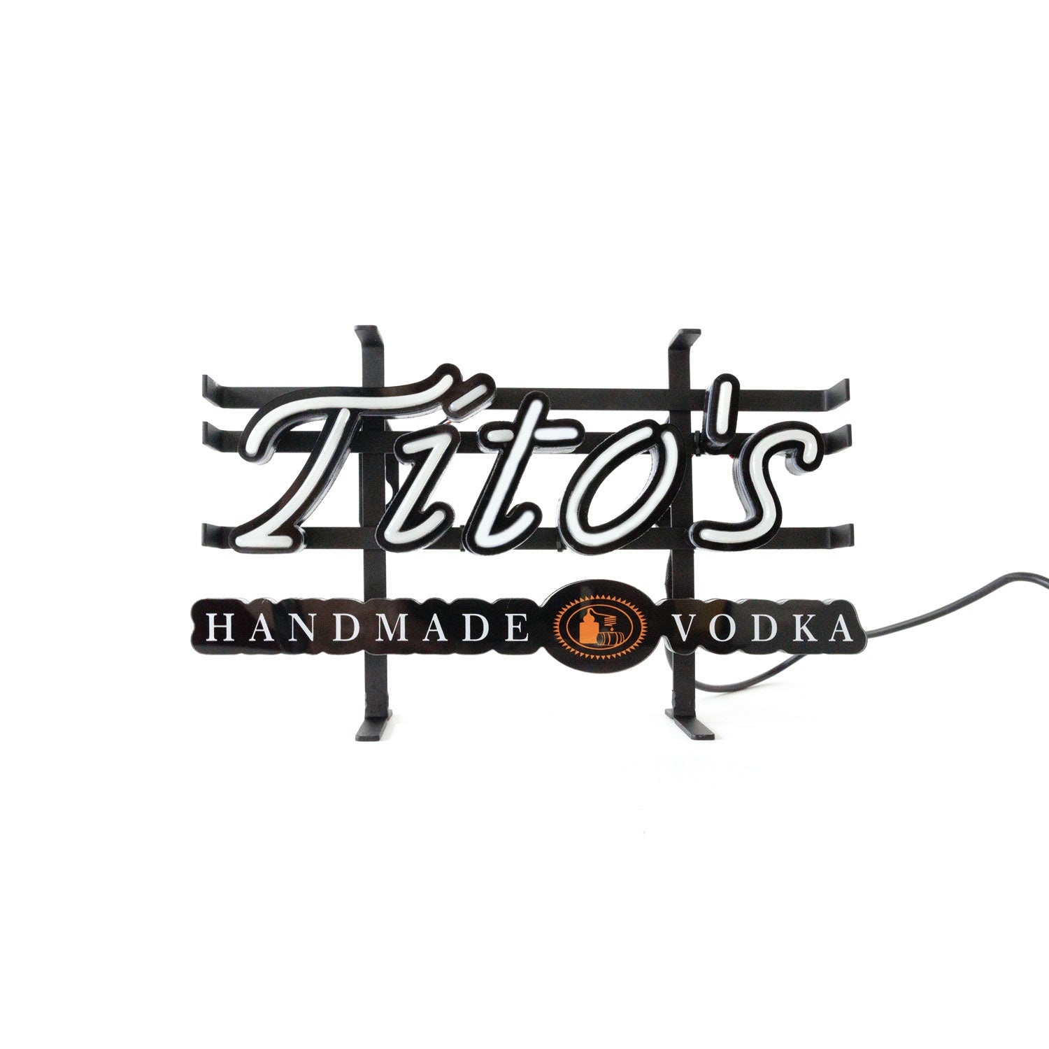 LED Neon sign with Tito's Handmade Vodka logo
