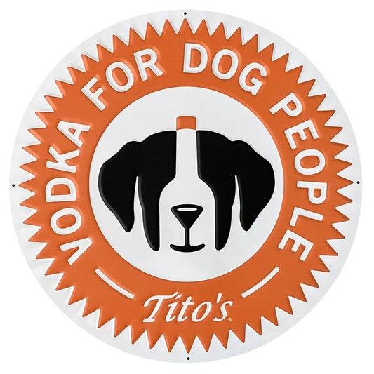 Vodka for Dog People Bar Sign