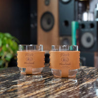 Tito's Leather Rocks Glass Set