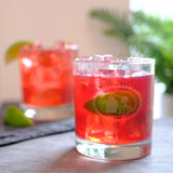 Tito's and cranberry cocktail in a Tito's Rocks Glass