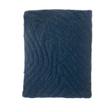 Back of blue blanket