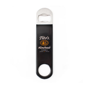 Vinyl Tito's bar key bottle opener